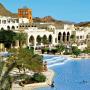 Egypt - Taba, areál hotela El Wekala Golf Resort s bazénom nahlad