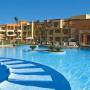 Egypt - Hurghada, areál hotela Grand Plaza Resort s bazénom nahlad
