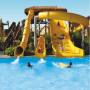Egypt - Hurghada, bazén hotela Grand Plaza Resort so šmykľavkami nahlad