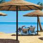 Egypt - Hurghada, pláž pri Grand Plaza Hotel nahlad