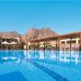 Egypt - Taba, hotelový areál Swinn Inn Dream s bazénom nahlad