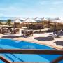 Egypt - Taba, záhradný areál hotelového rezortu Swiss Inn Dream nahlad